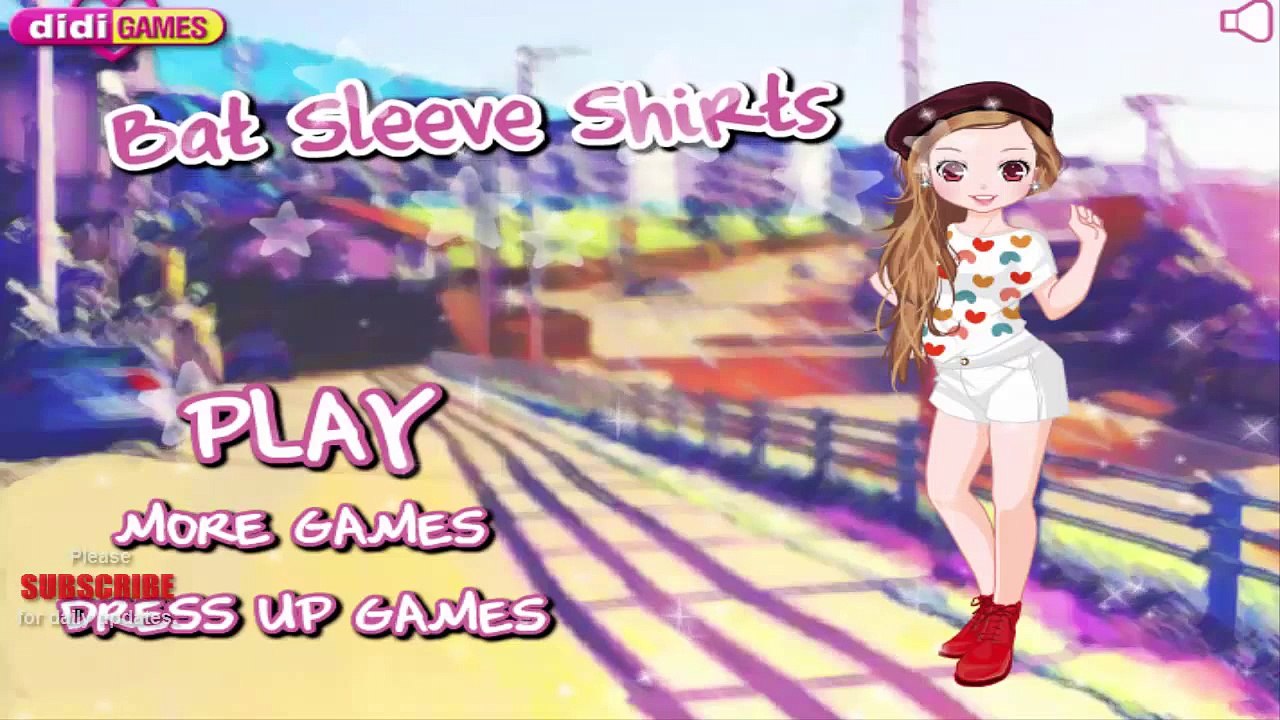 Mode jeux - manches chauve-souris Shirts jeu d'habillage