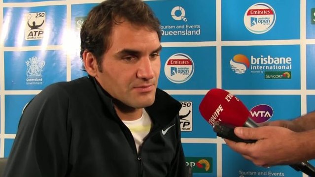 TENNIS - ATP - Brisbane - Federer : «J'ai joué très agressif»