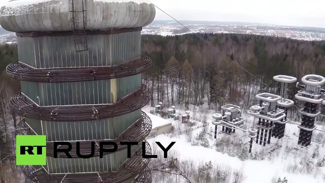 Беспилотник заснял уникальные кадры «установок Тесла» в Подмосковье