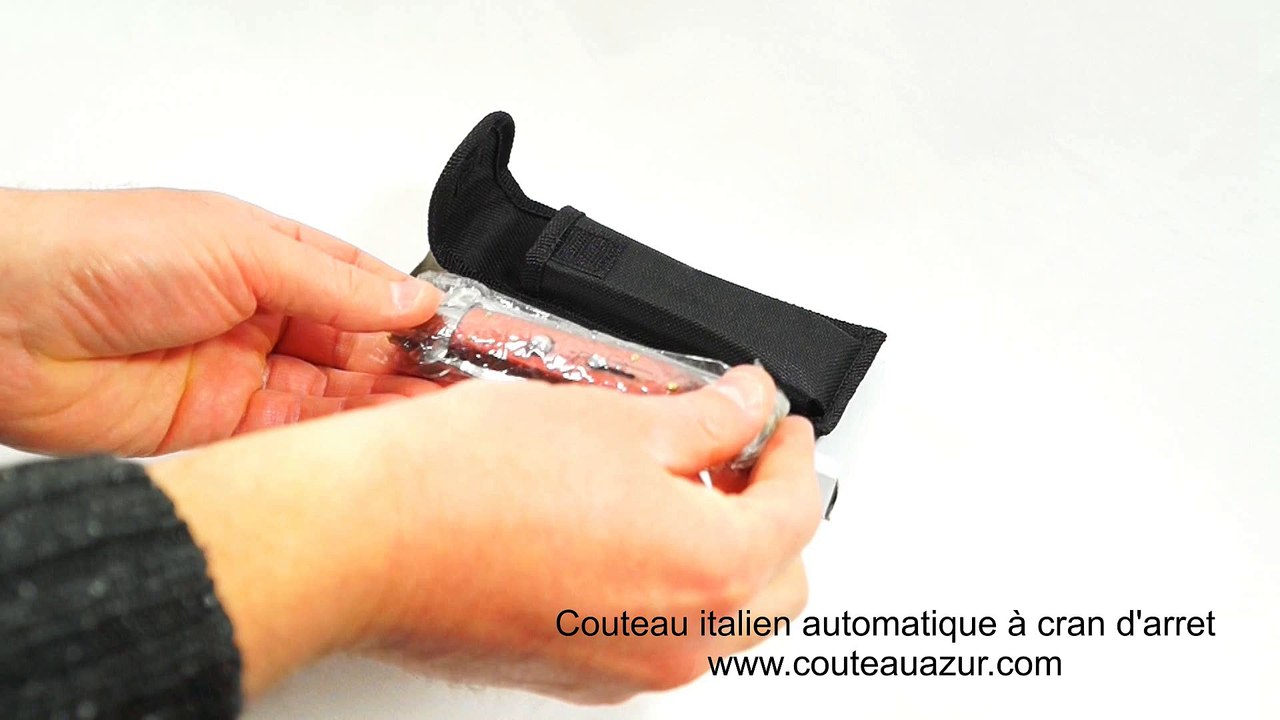 Couteau italien automatique à cran d'arret