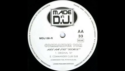 Commander Tom - Are Am Eye? (Original 12") (AA1)