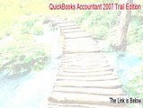 QuickBooks Accountant 2007 Trial Edition Key Gen (Free of Risk Download)