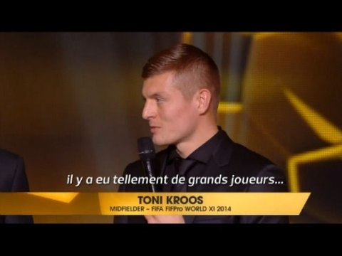 FOOT - BALLON D'OR: Micoud modèle de Kroos