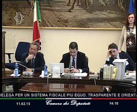 Roma - Fisco, Casero: Governo chiederà proroga 6 mesi per delega (11.02.15)