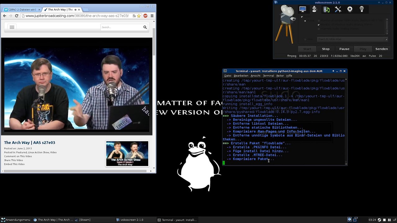 Arch Linux : Testrecording Part 2