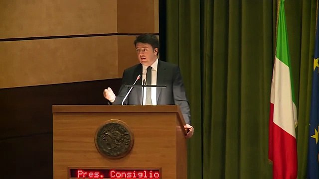 Roma - Intervento del Presidente del Consiglio (11.02.15)
