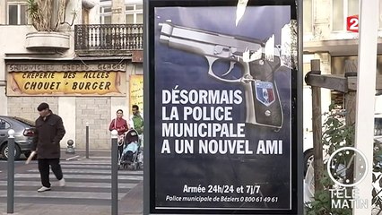 Béziers : la police municipale a "un nouvel ami", un pistolet