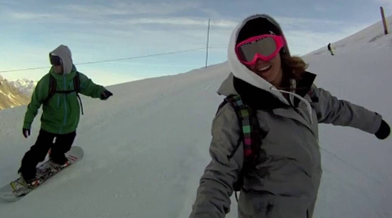 Snowoard freestyle - Mirabelle Thovex - Saas fee 2011