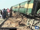 Jacobabad- Blast near railway track derails four bogies, injures 20