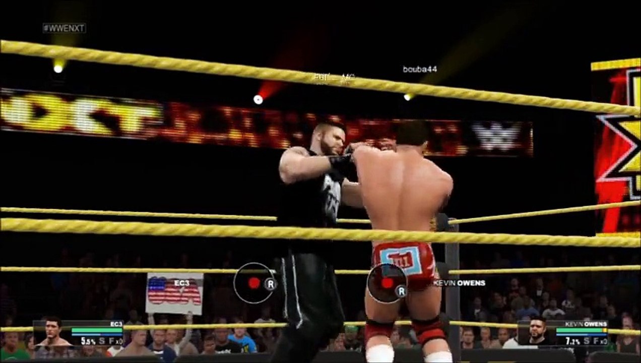 NXT ARrival 2015 part 3 [Kevin Owens vs ECIII NXT Title Gauntlet]