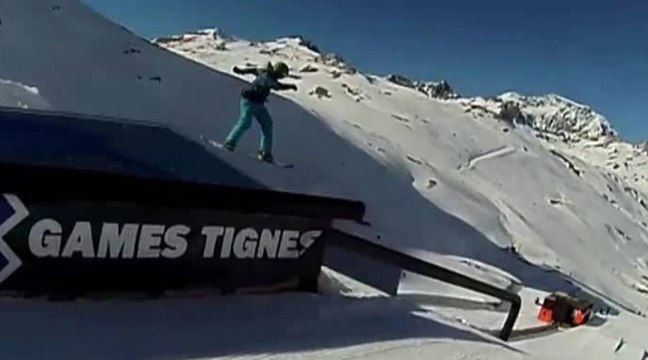 Mathieu Crepel aux X Games de Tignes