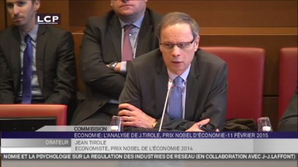 TRAVAUX ASSEMBLEE 14E LEGISLATURE : Audition de Jean Tirole, prix Nobel d’Économie, par la commission des finances.