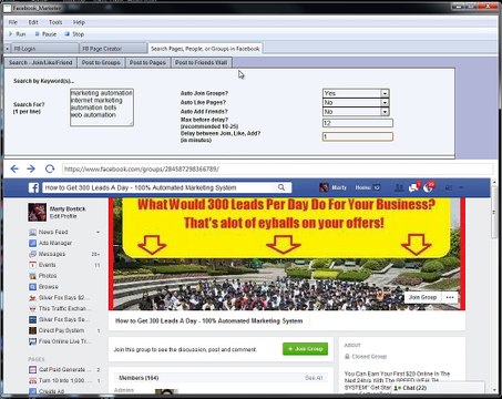 Facebook Automated Marketing Suite AutoBot Free Trial Training Video