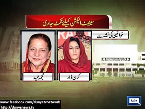 Political parties finalize its candidates for Senate election