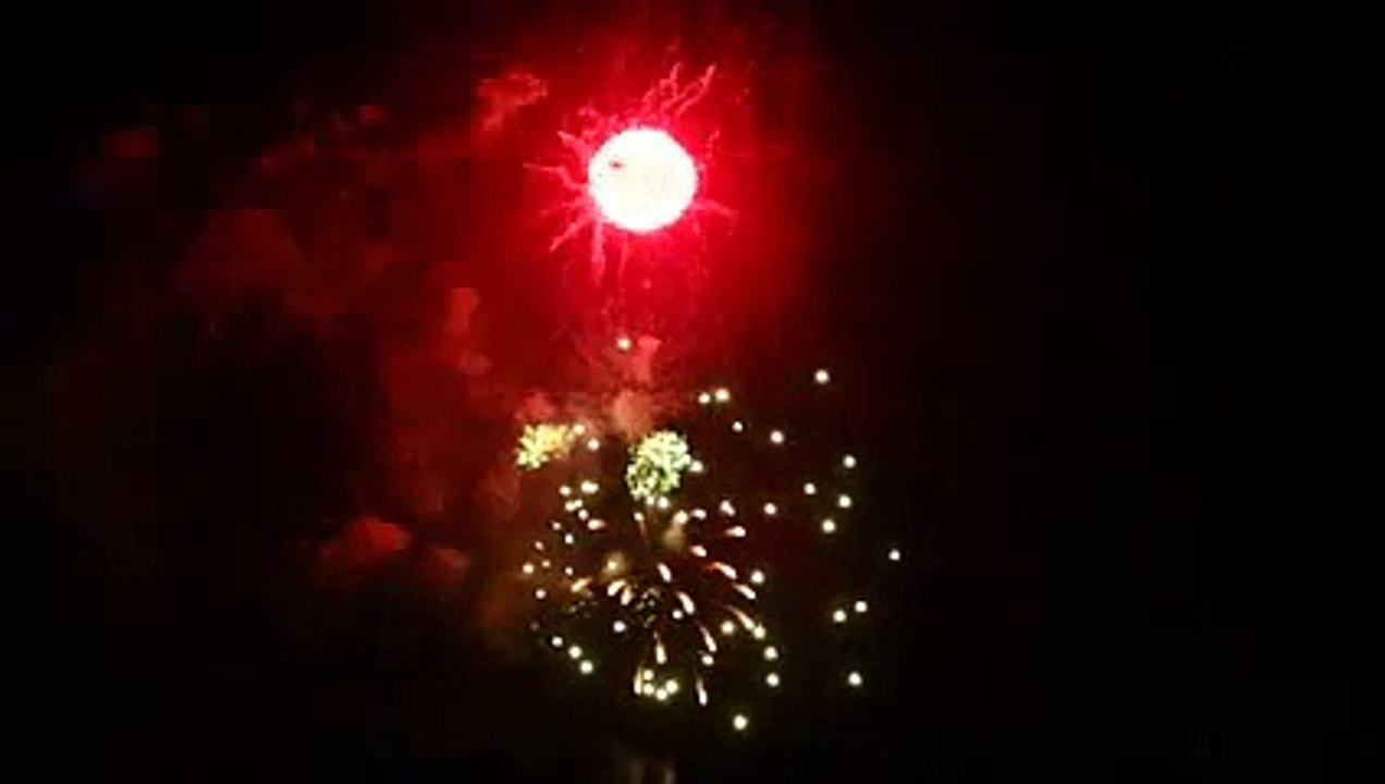 Bad quality cricket world cup fireworks 2015
