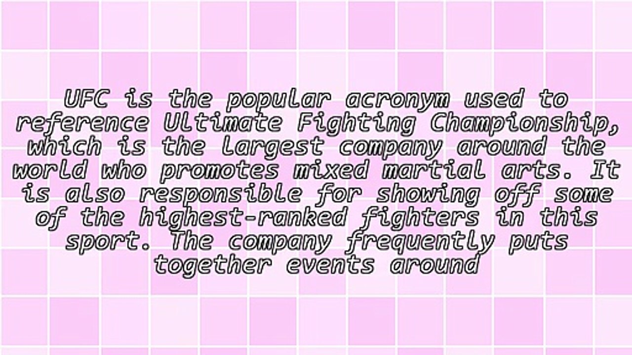 What To Know About A UFC Blog