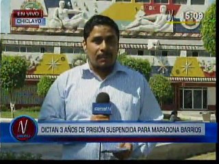 ‘Maradona’ Barrios fue condenado a más de 3 años de prisión suspendida