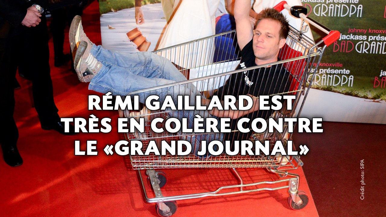 Rémi Gaillard clashe le «Grand Journal»