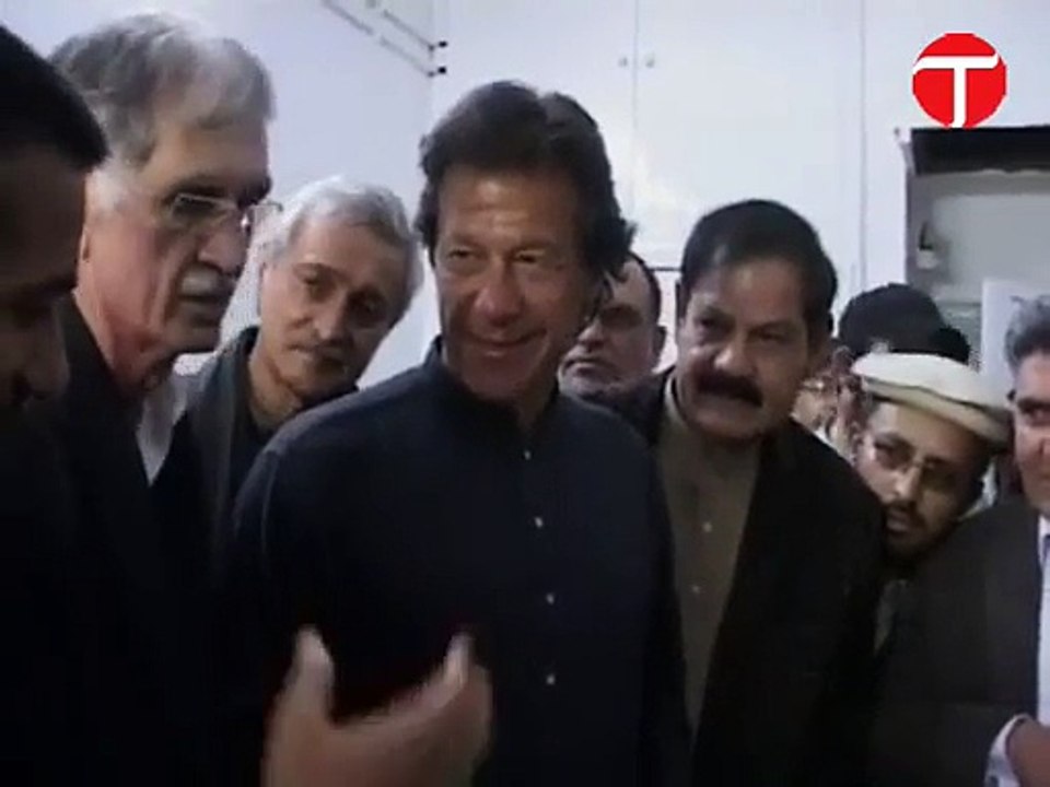 Exclusive Footage of Chairman PTI Imran Khan's visit to Ahmed Nawaz