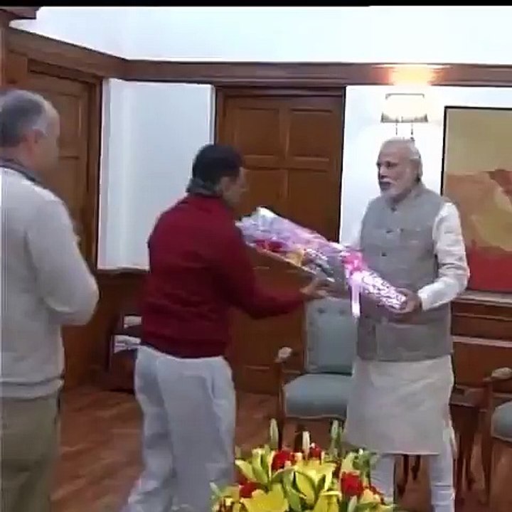 Arvind Kejriwal Delhi CM designate meets PM Narendra Modi in Delhi
