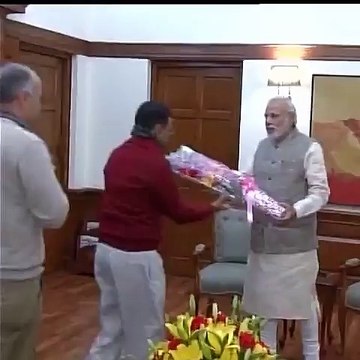 Arvind Kejriwal Delhi CM designate meets PM Narendra Modi in Delhi