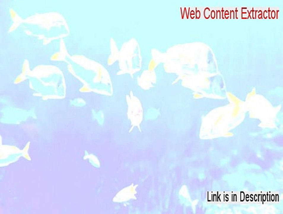 Web Content Extractor Serial [Download Now]