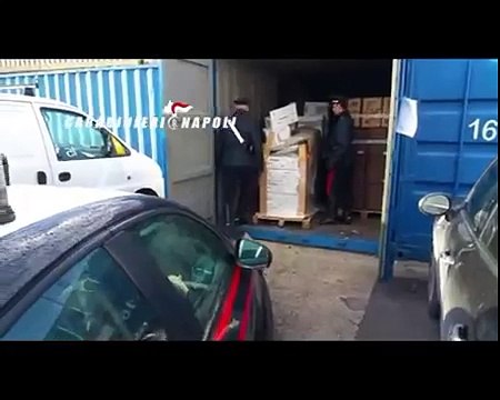 Napoli - merce ricettata rinvenuta e sequestrata per 2 milioni di euro