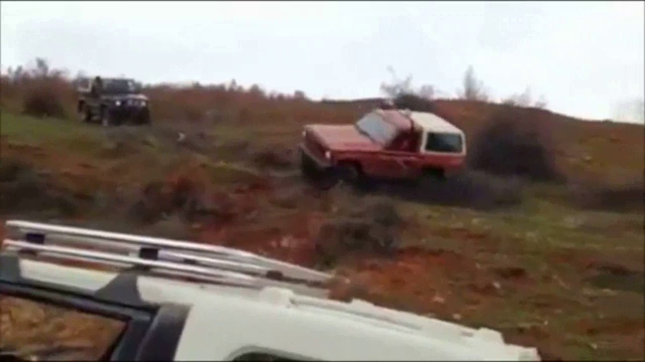 Dramatic Car Crash Down the Hill