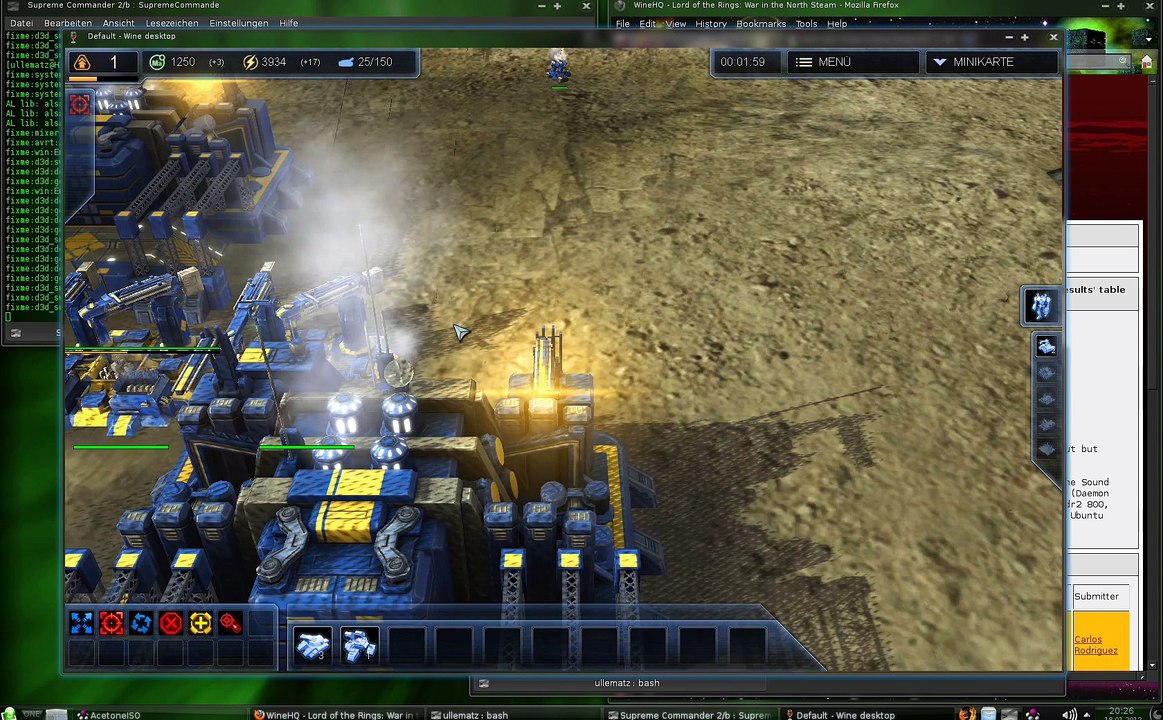 Arch Linux : Supreme Commander 2 [wine]