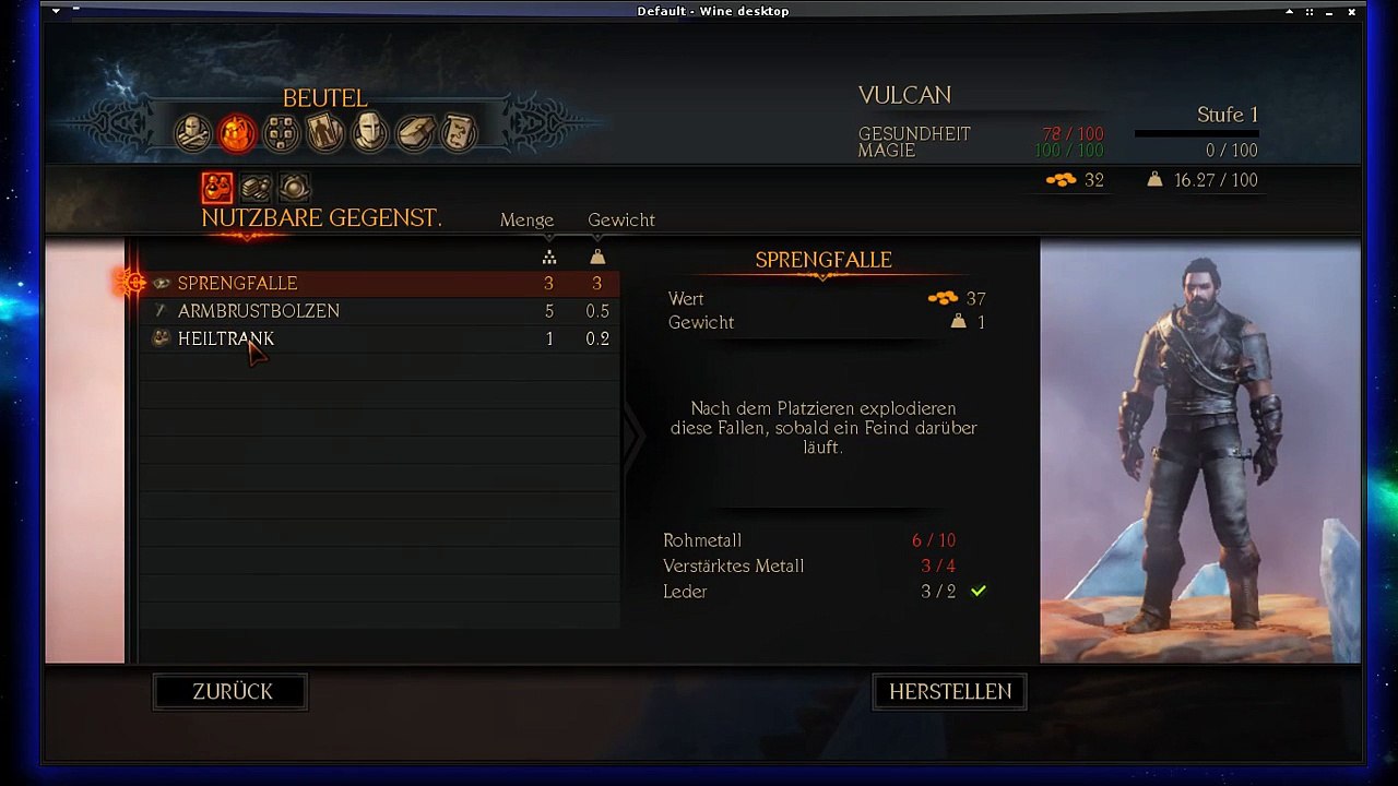 Arch Linux : Bound by Flame [wine]