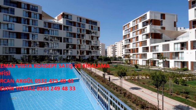 KURTKÖY DUMANKAYA KONSEPT TE HAVUZ MANZARALI 1+1 EŞYALI KİRALIK