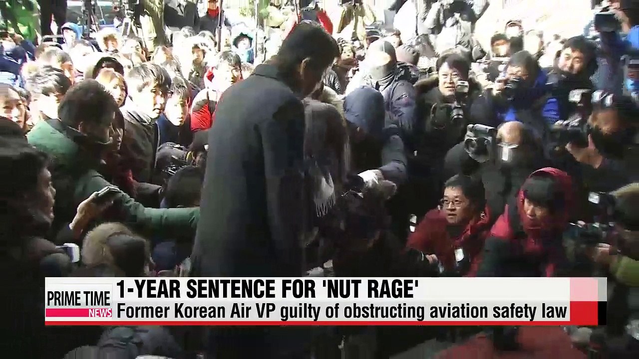 Ex-Korean Air VP gets 1 year of  jail time for 'nut rage' incident