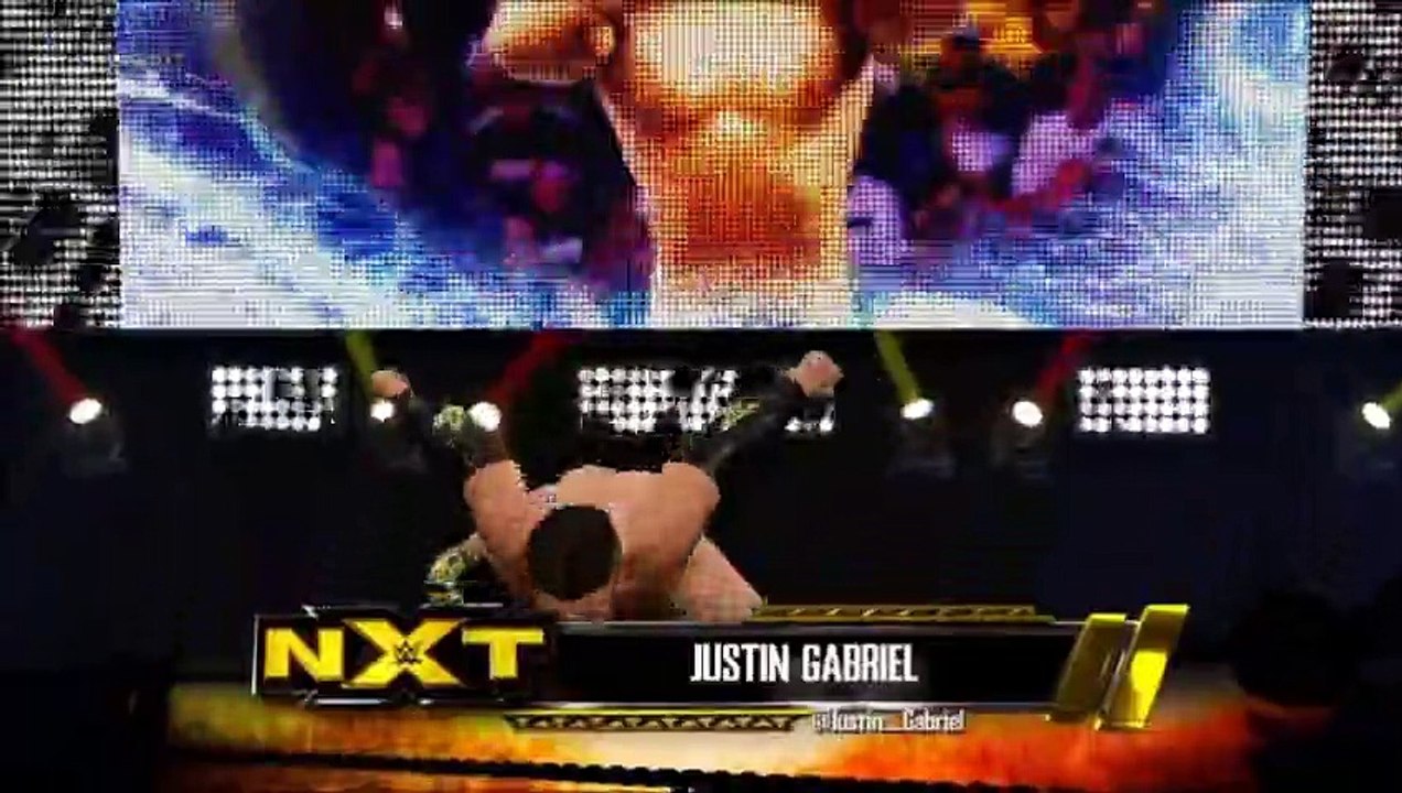 NXT ARrival 2015 part 5 [Kevin Owens vsJustin Gabriel NXT Title Gauntlet]
