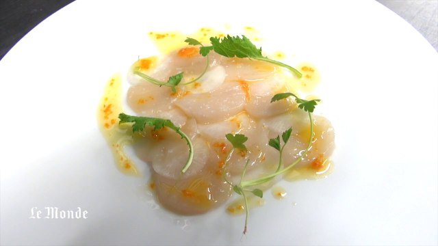 Recette de saison : Carpaccio de St Jacques et navets nouveaux