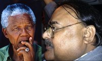 MQM's Farogh Naseem compares Altaf Hussain with Nelson Mandela.