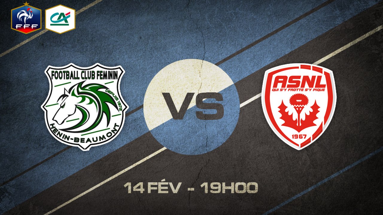 Samedi 14 février à 19h00 - FCF Hénin Beaumont - AS Nancy  Lorraine - D2 Féminine