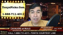 Chicago Bulls vs. Cleveland Cavaliers Free Pick Prediction NBA Pro Basketball Odds Preview 2-12-2015