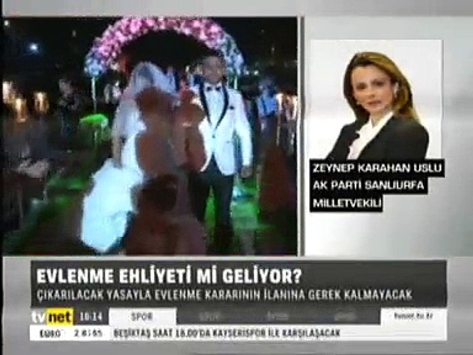 Zeynep Karahan Uslu, 11 Şubat 2015, TV Net, Haber Bülteni, Evlenme Ehliyeti