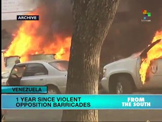 Right-Wing violence in Venezuela one year ago left more than 40 dead