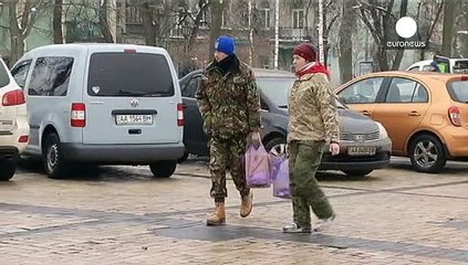 واکنش شهروندان کی یف به توافقنامه جدید مینسک