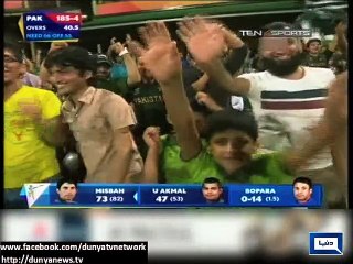Misbabh, Umar guide Pakistan towards victory