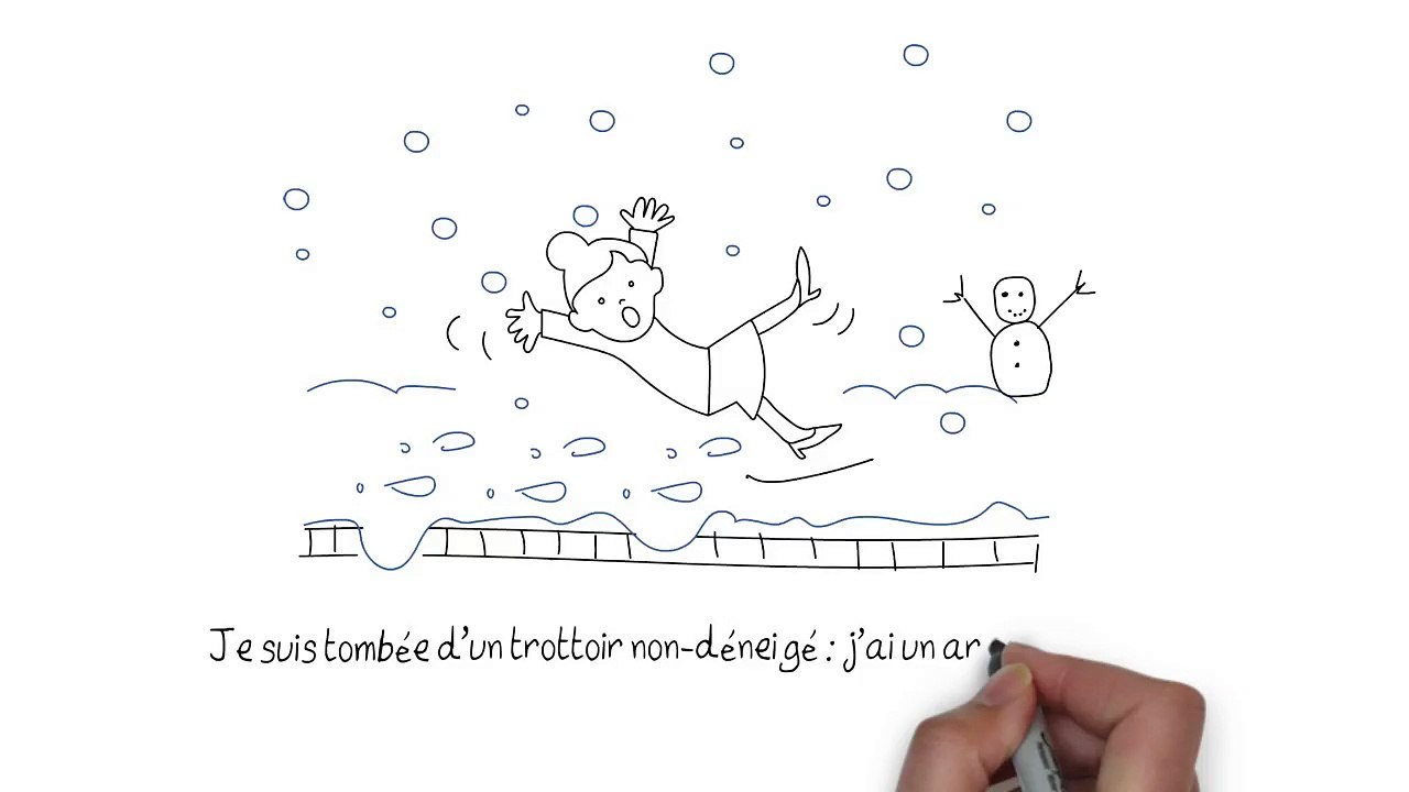 Glissage sur la neige