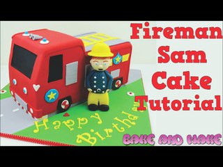 Fireman Sam Fire Truck Cake Tutorial. How to. Bake and Make with Angela Capeski