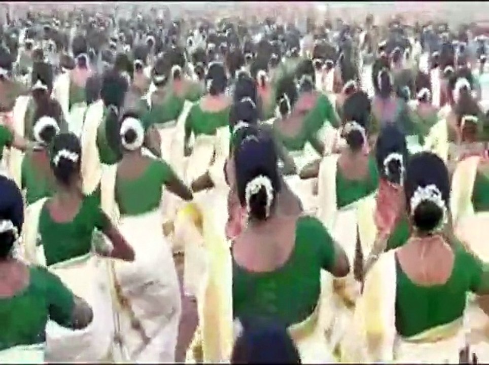 Watch a mesmerising new record for Largest Kaikottikali Dance in Kerala, India.