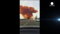 Explosão em fábrica de produtos químicos em Espanha