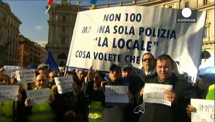 Ιταλία: Οι δημοτικοί αστυνομικοί στους δρόμους