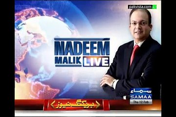 Nadeem Malik Live 12th February 2015