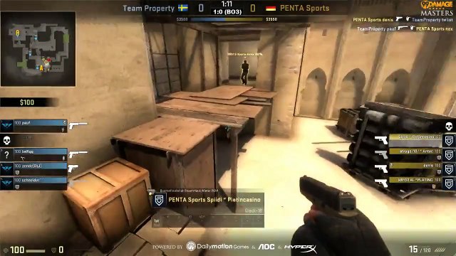 Property vs. PENTA | Cons. Finale, 99DAMAGE Masters | (de_mirage) Map 2