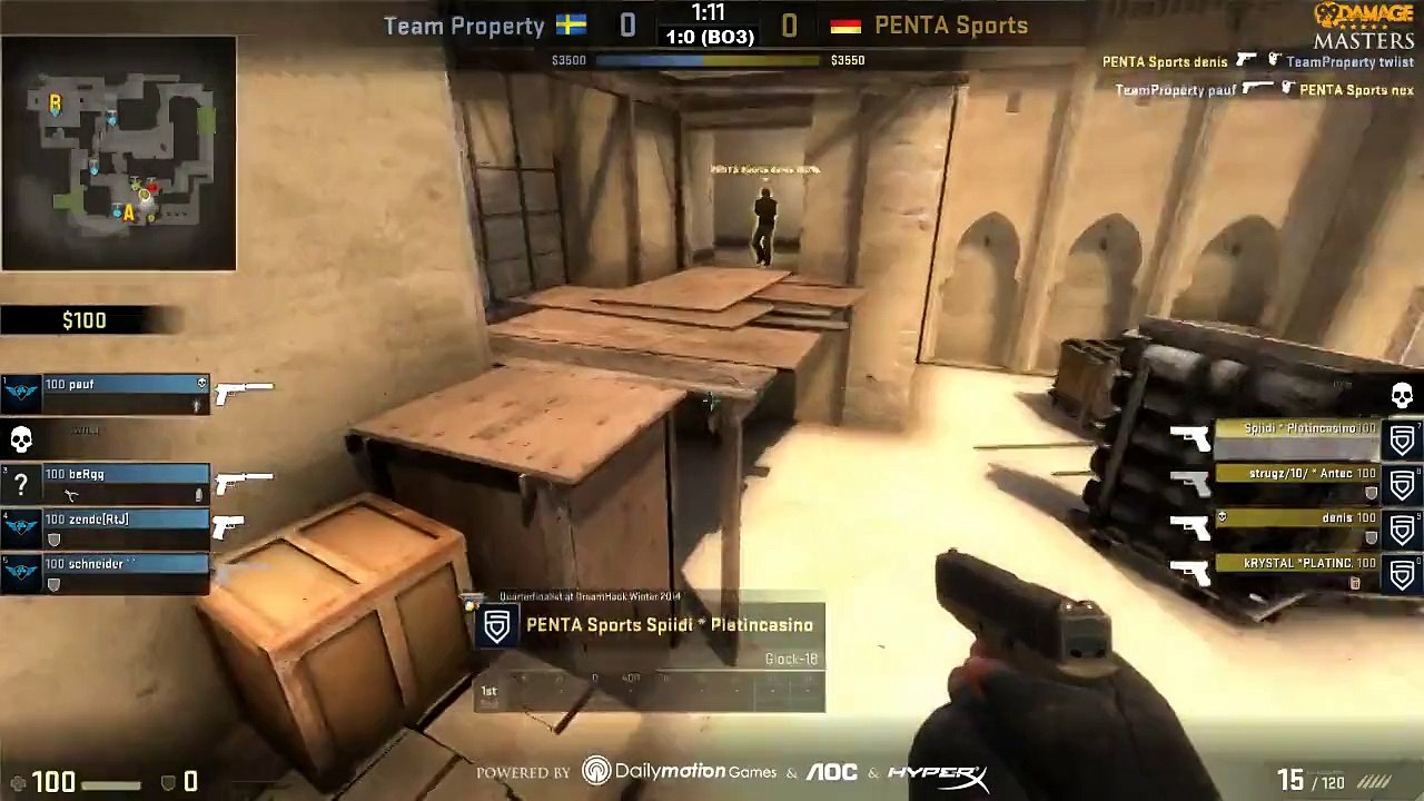 Property vs. penta | cons. finale, 99damage masters | (de_mirage) map 2