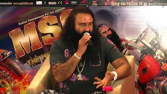 MSG The Messenger Press Conference Part 1 Saint Gurmeet Ram Rahim Singh Insan